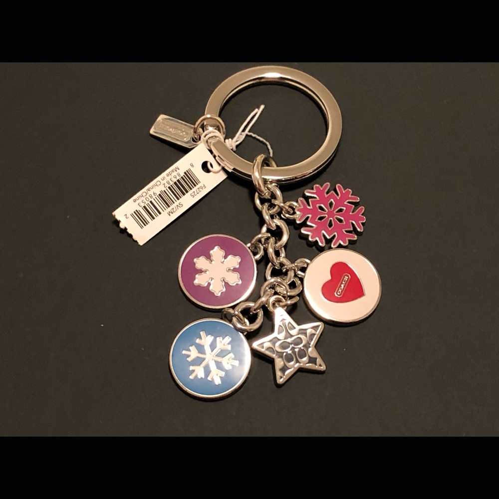Coach snowflake Multi MX key Chain (Free Mystery Clothing)
